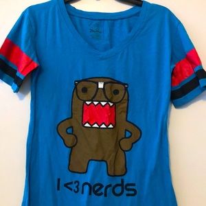 Domo Nerd T-shirt. Size S